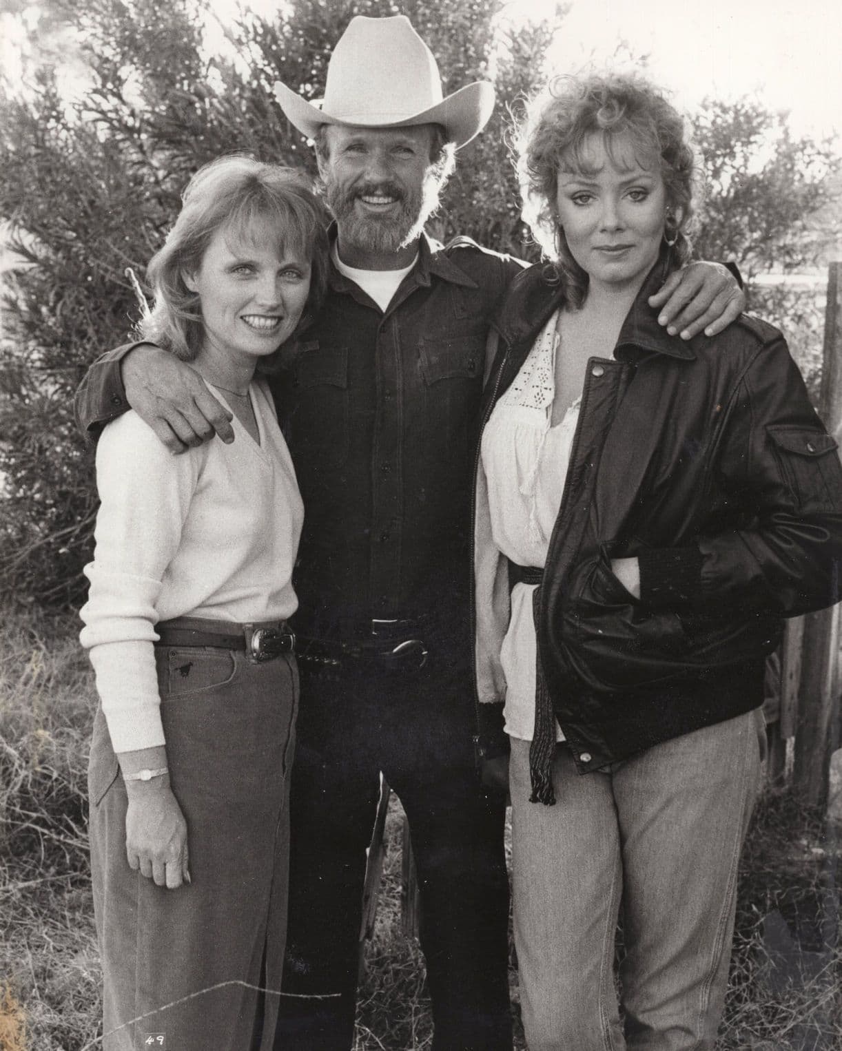 Kris Kristofferson Flashpoint Film Monochrome Large Publicity Photo