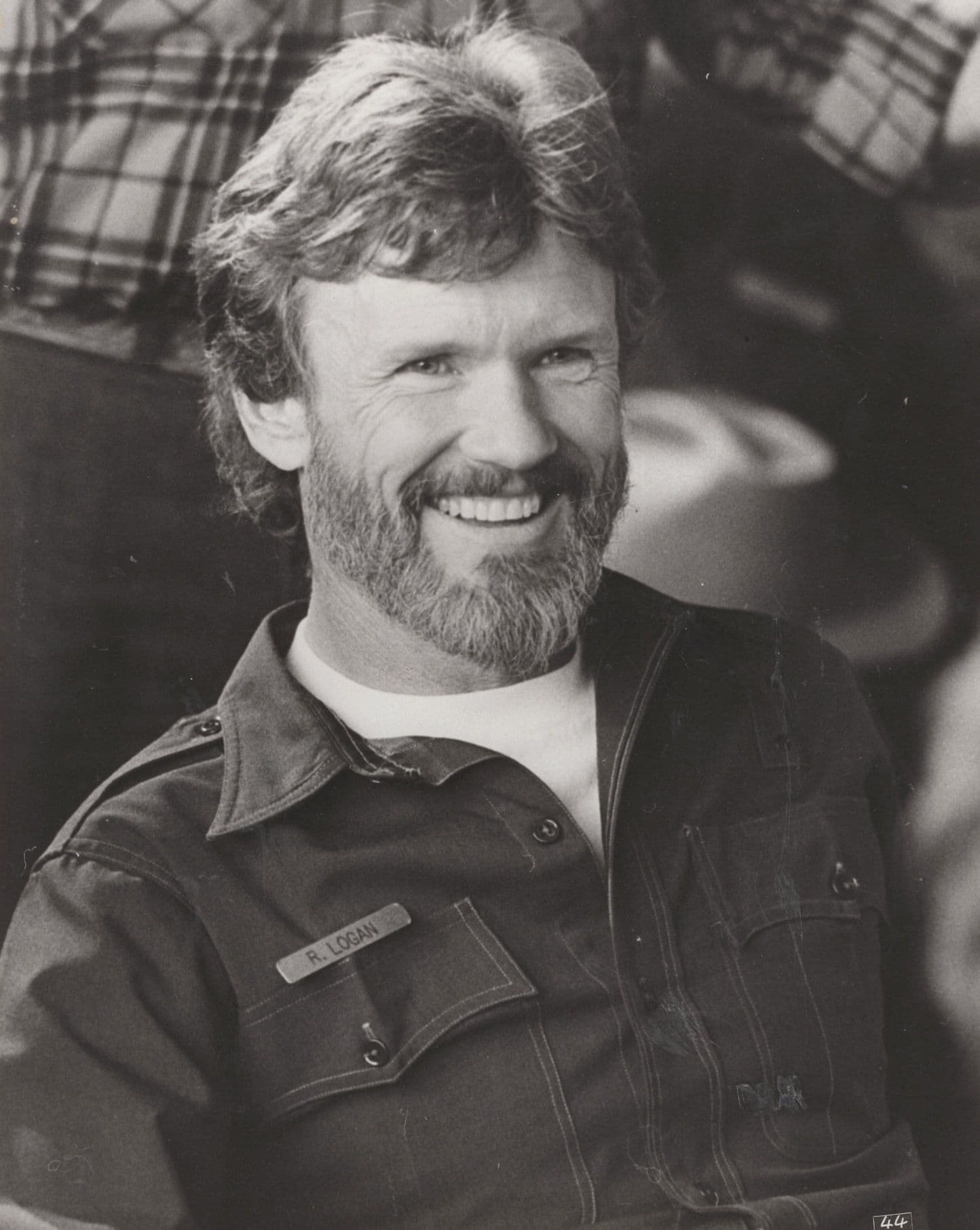 Kris Kristofferson in Flashpoint 1984 Film Monochrome Large Publicity Photo