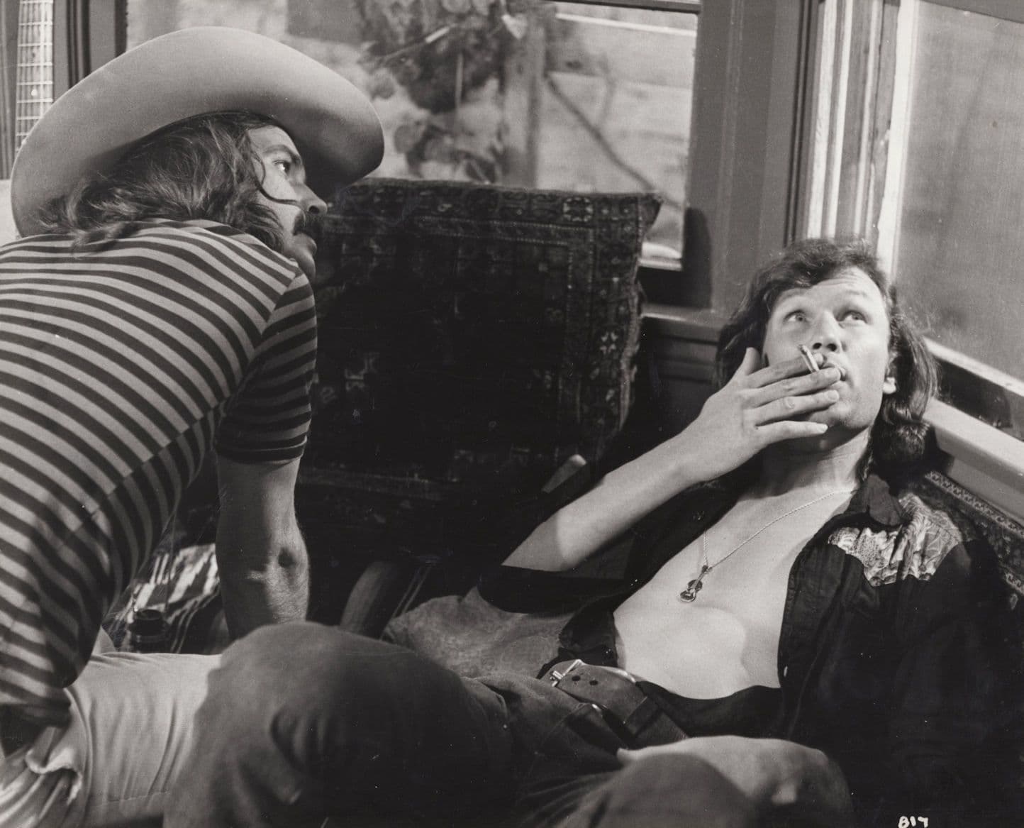Kris Kristofferson Strange & Black Film Monochrome Large Publicity Photo