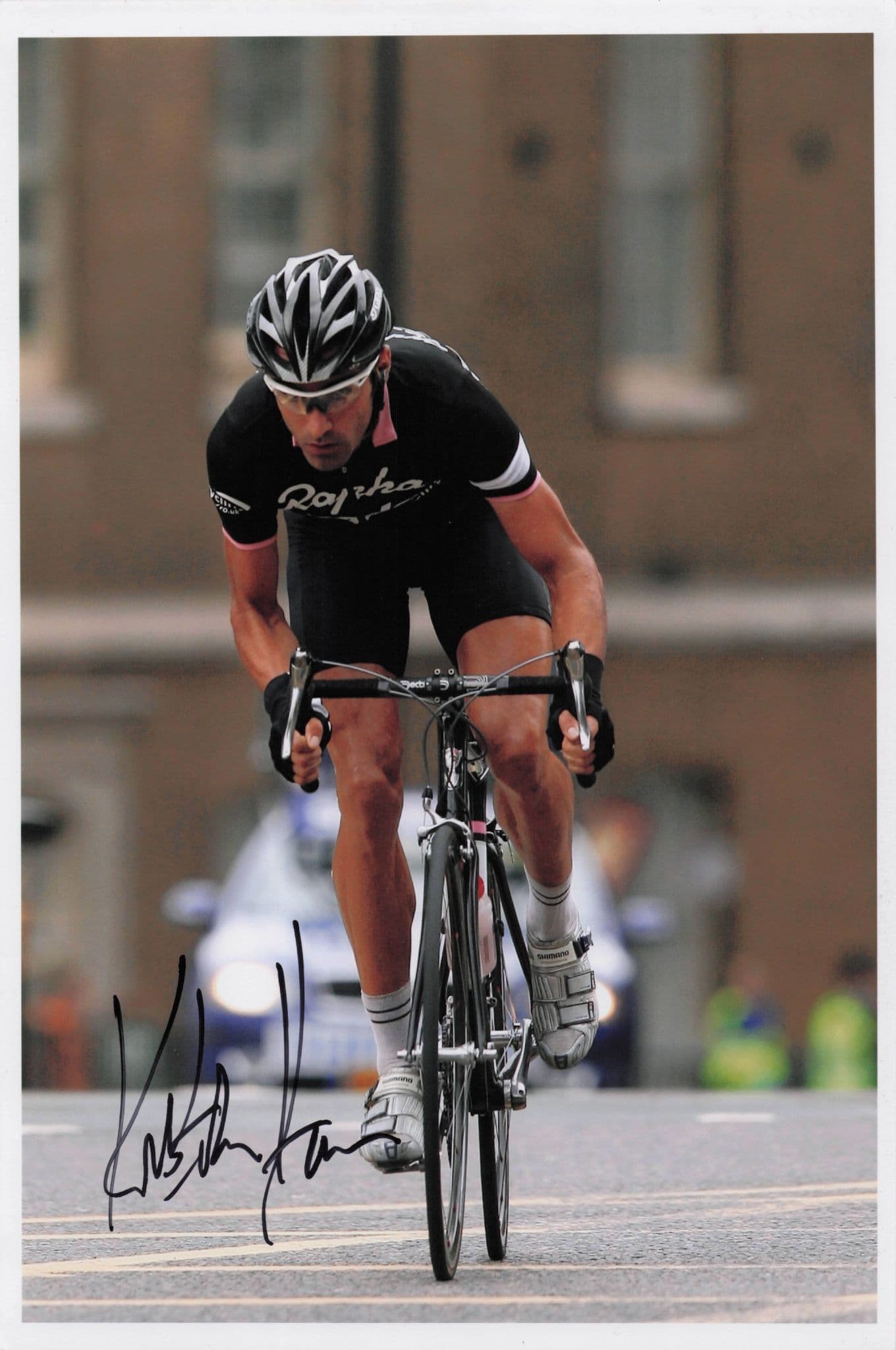 Kristian House GB Cyclist 2008 Tour Of Britain 12x8 Hand Signed Photo