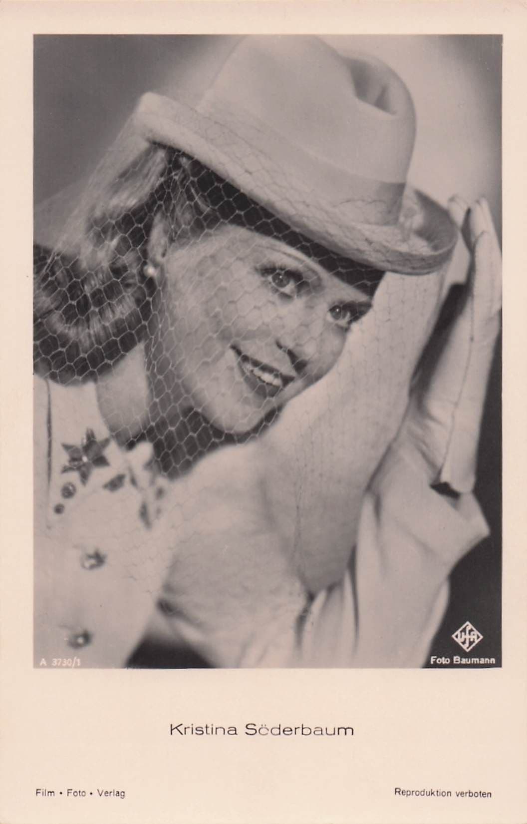 Kristina Soderbaum 1930s Sweden German Film Actress RPC Postcard