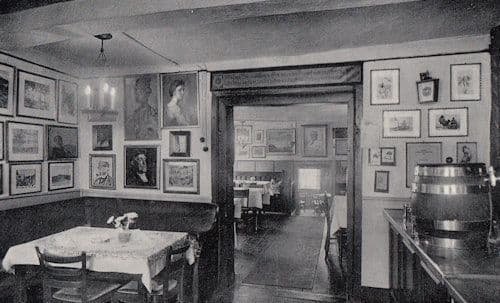 Kunstlerklause Niederbracht Schwalenberg German Hotel Postcard