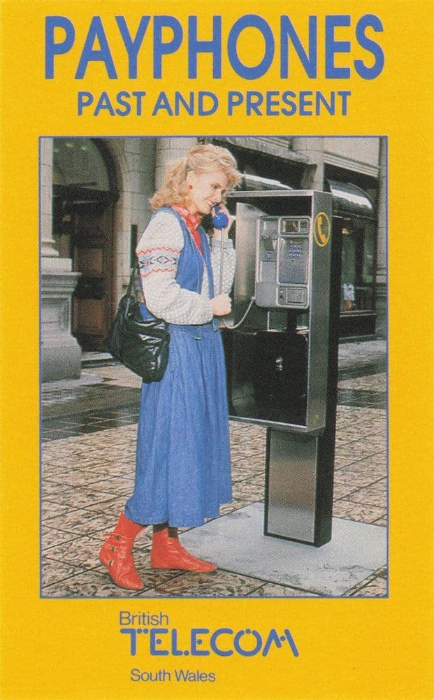 KX400 Payphone Old Telephone Box British Telecom Police Trade Card