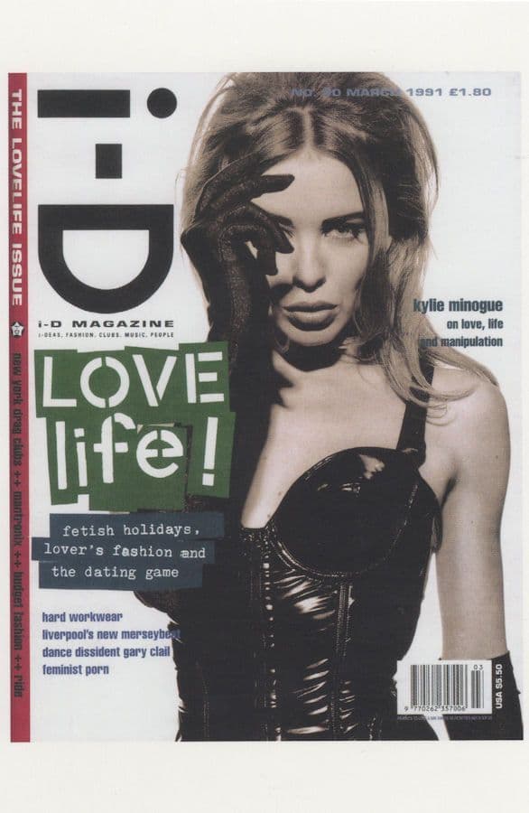 Kylie Minogue In Sexy Leather Wetsuit 1991 Magazine Photo Postcard
