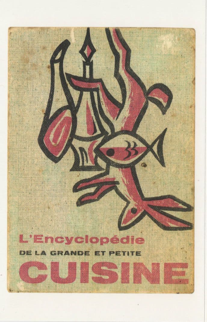 L'Encyclopedia De La Grande Cuisine 1959 Book Postcard