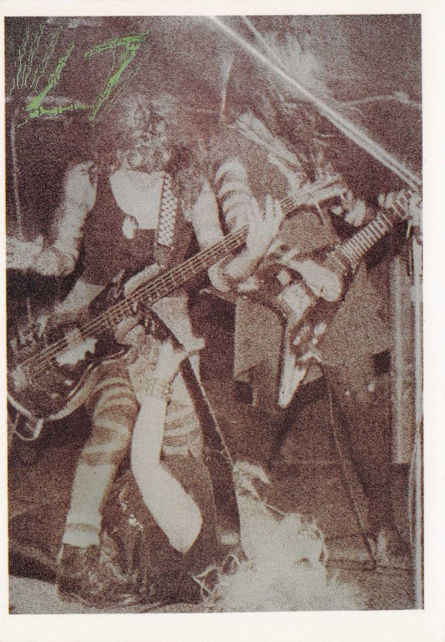 L7 Heavy Metal Rock Group Live Rare Music Photo Postcard