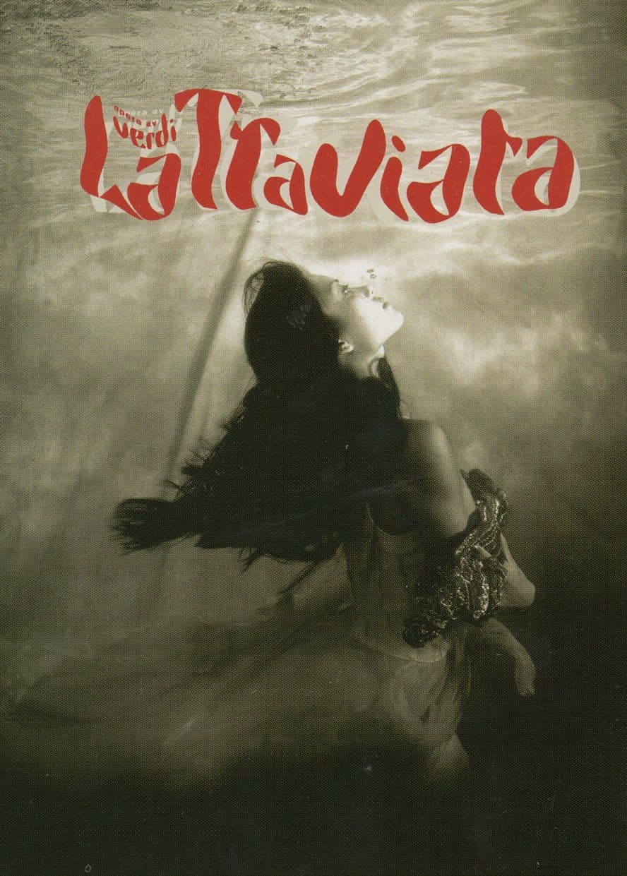 La Traviata Opera Malmo Sweden Swedish Theatre Rare Postcard