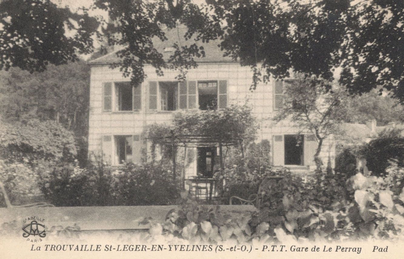 La Trouvaille St Leger En Yvelines Perray Gare French Old Postcard