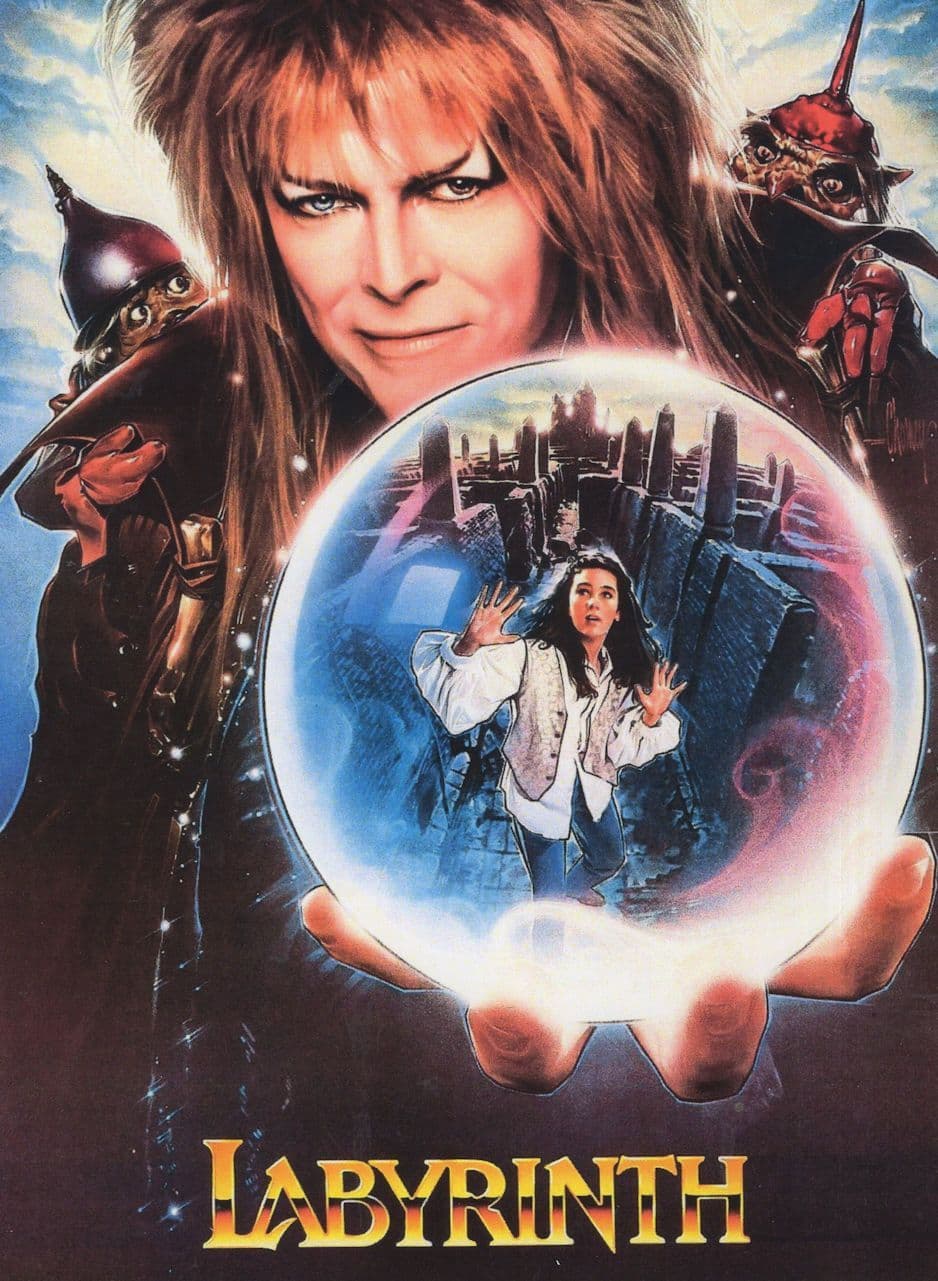 Labyrinth Movie Film Postcard