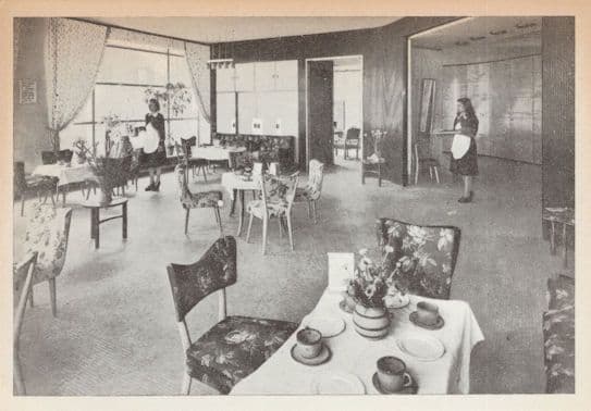 Ladies Lounge Italy Restaurant Alexander Military WW2 Club Rome Italian Postcard