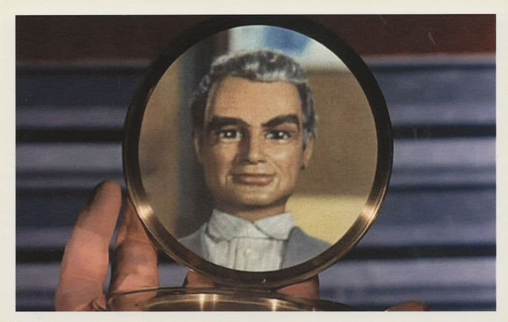 Lady Penelope Powder Compact Radio Thunderbirds TV Show Postcard