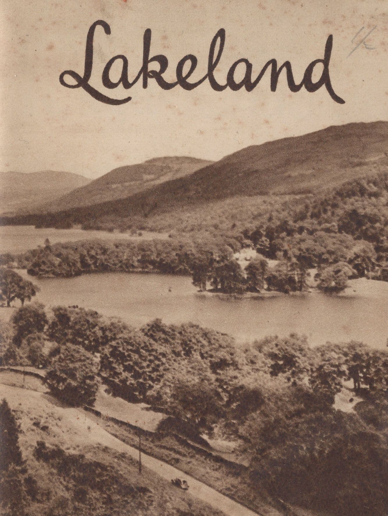 Lakeland Photochrome Widget View Antique Guide Book let