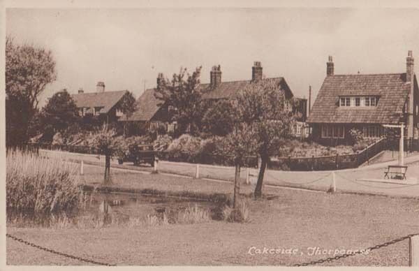 Lakeside Thorpeness Vintage Suffolk Postcard