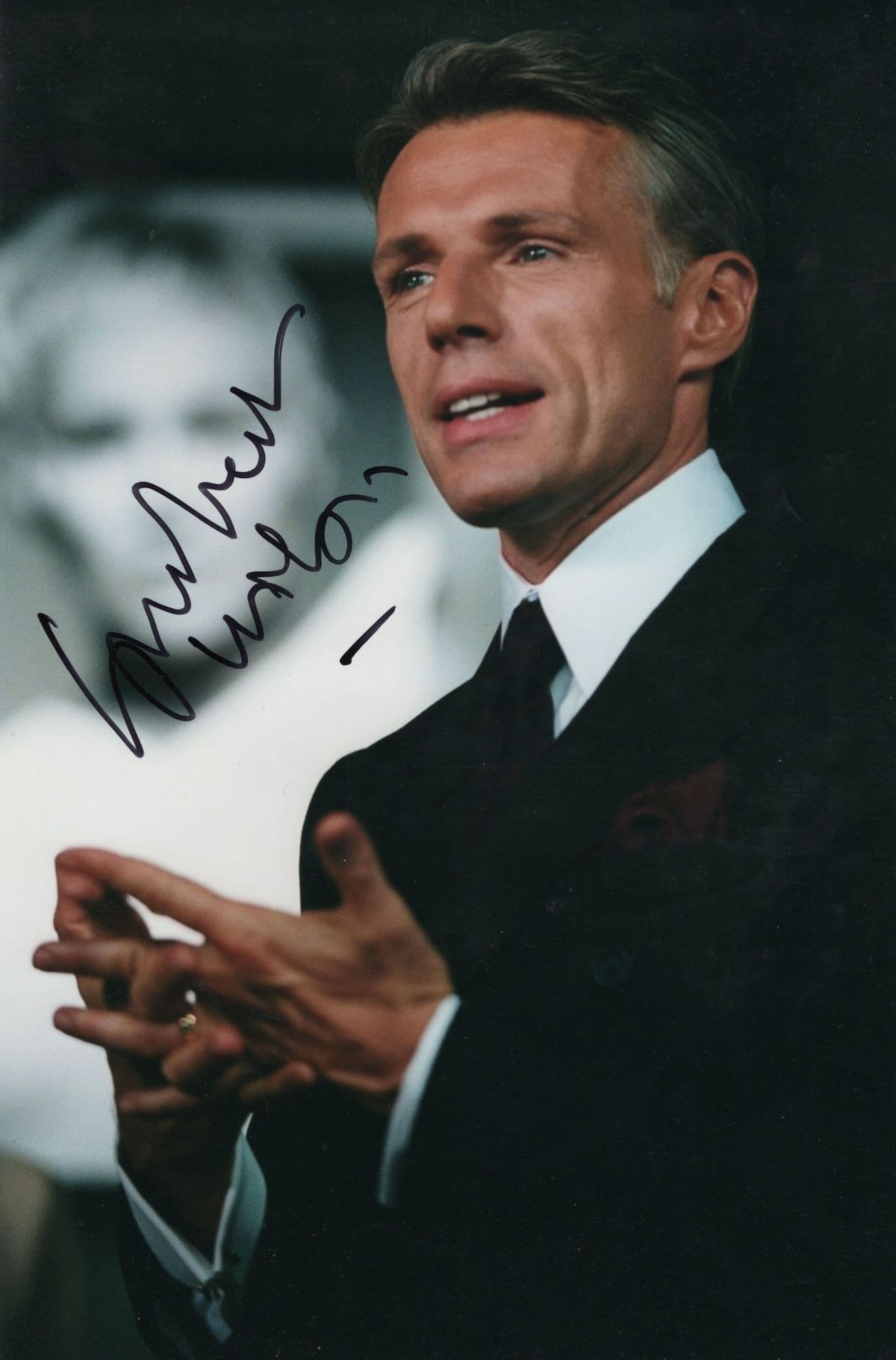 Lambert Wilson as George Hedare Catwoman 12x8 Hand Signed Photo