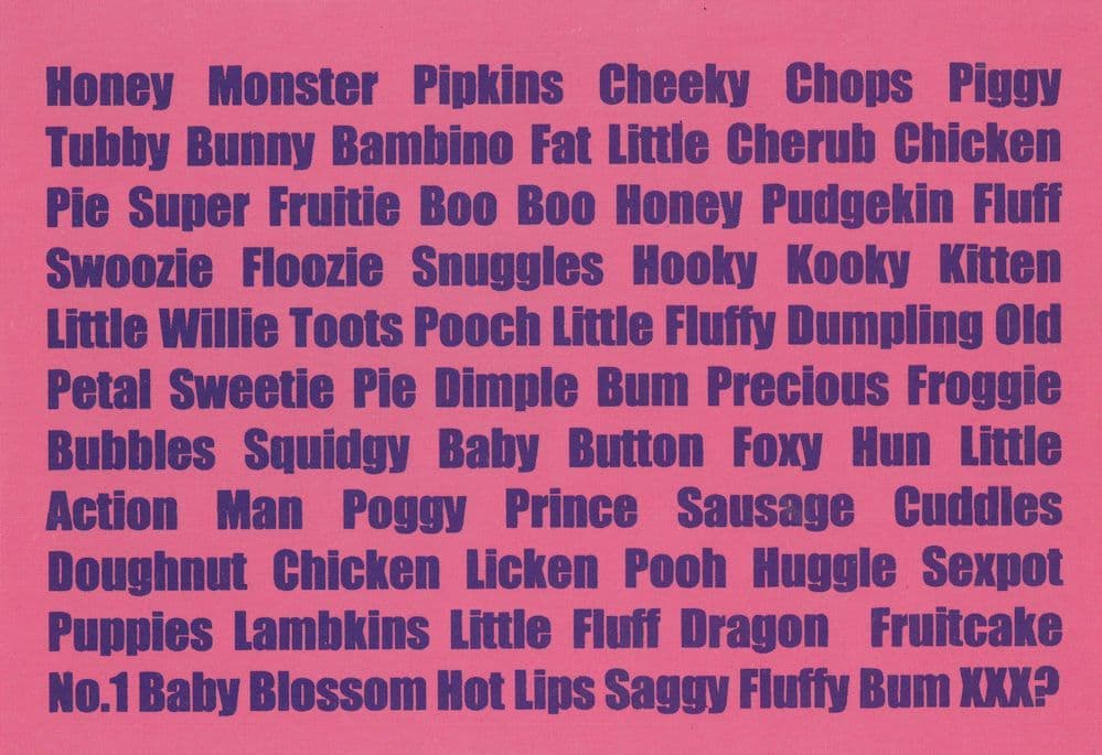 Lambkins Fluff Dragon Hot Lips Foxy Hun Cherub Compliments Postcard