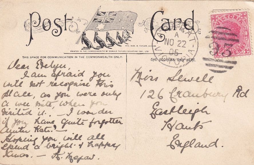 Langi Ghiran Victoria Australia Antique 1905 Postcard