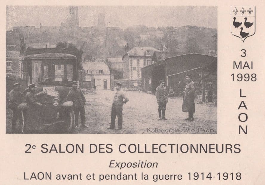 Laon WW1 Salon De Collectionnuers War Exposition French Postcard