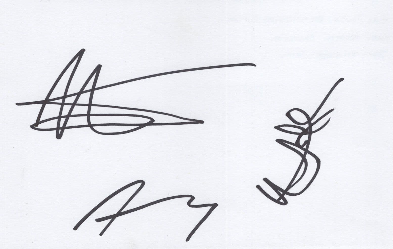 Lapko Finland Rock Band Hand Signed Autograph Card