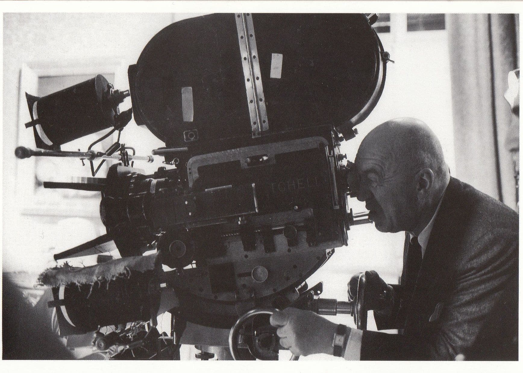 Larry Shaw Otto Preminger Filming A Movie in Vienna Photo Postcard