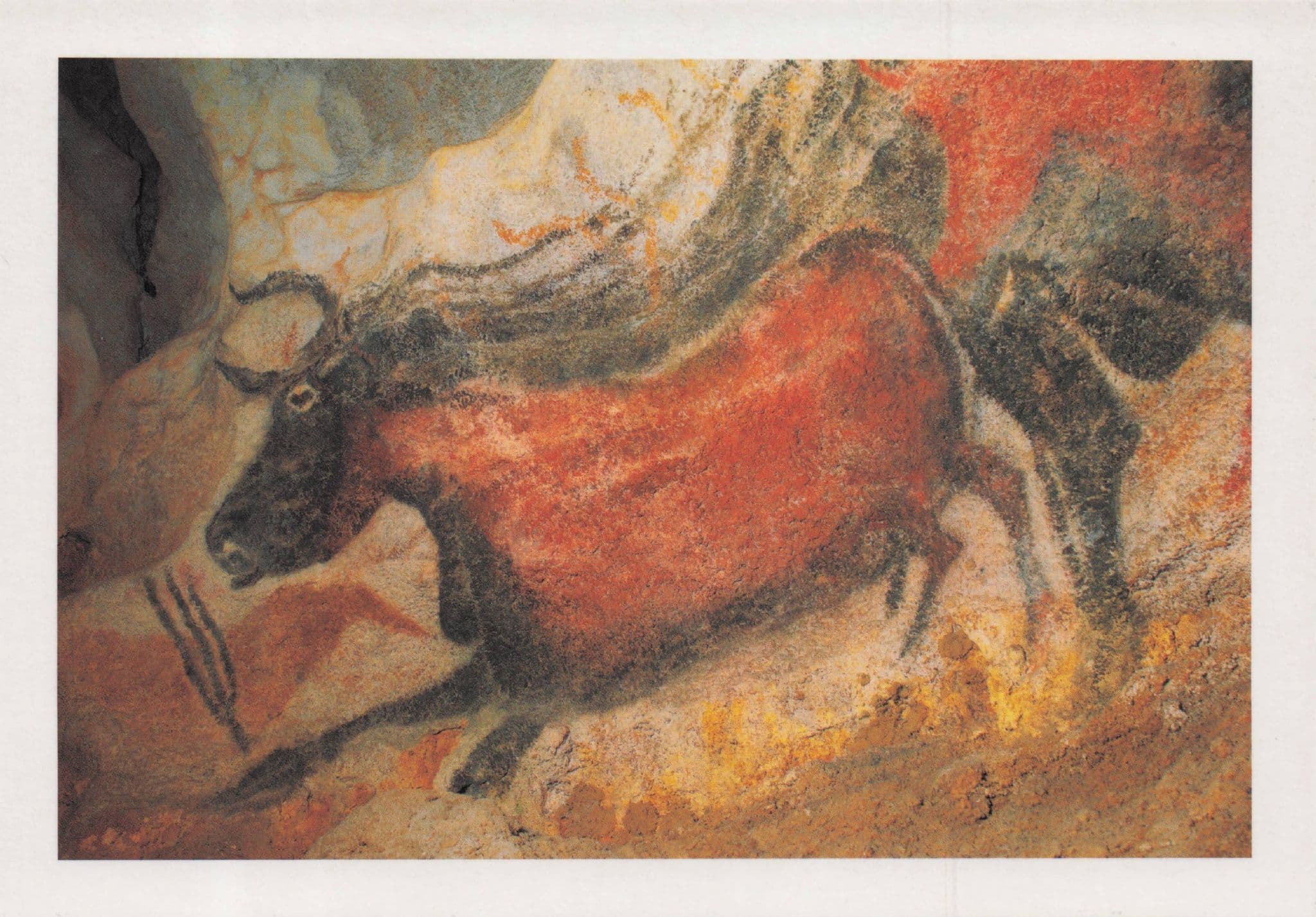 Lascaux II Montignac Dordogne Perigord French Mythology Painting Postcard