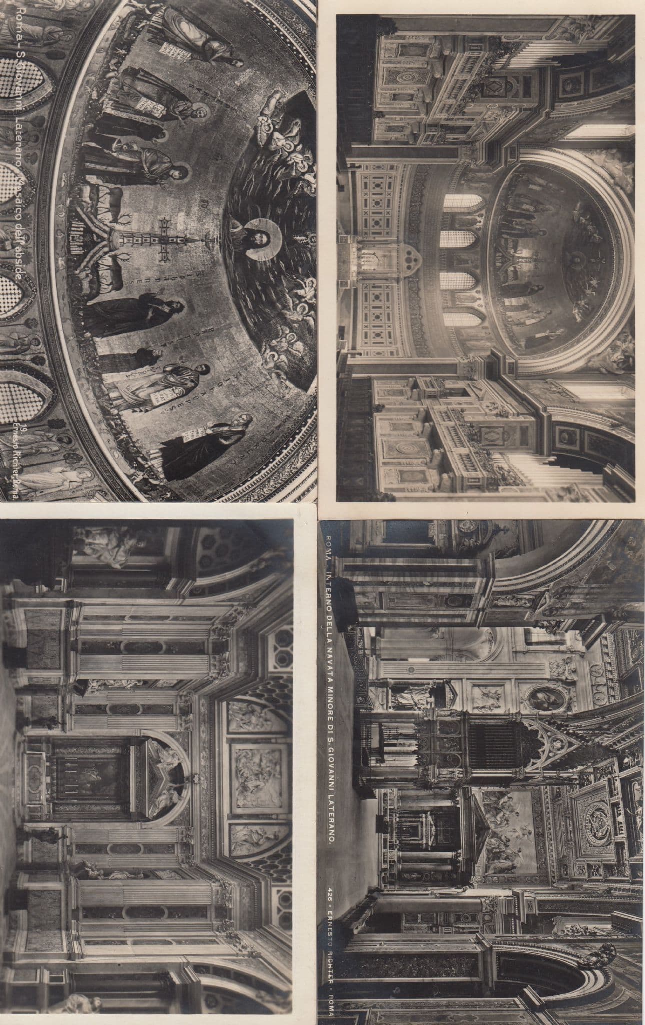 Laterano San Giovanni Roma Rome 4x Postcard s