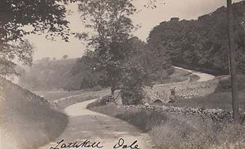 Lathkill Dale Derby Antique Real Photo Postcard