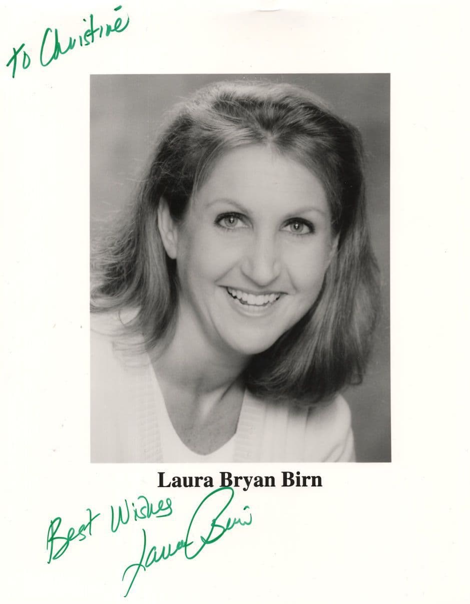 Laura Bryan Birn The Young and the Restless 10x8 Hand Signed Photo