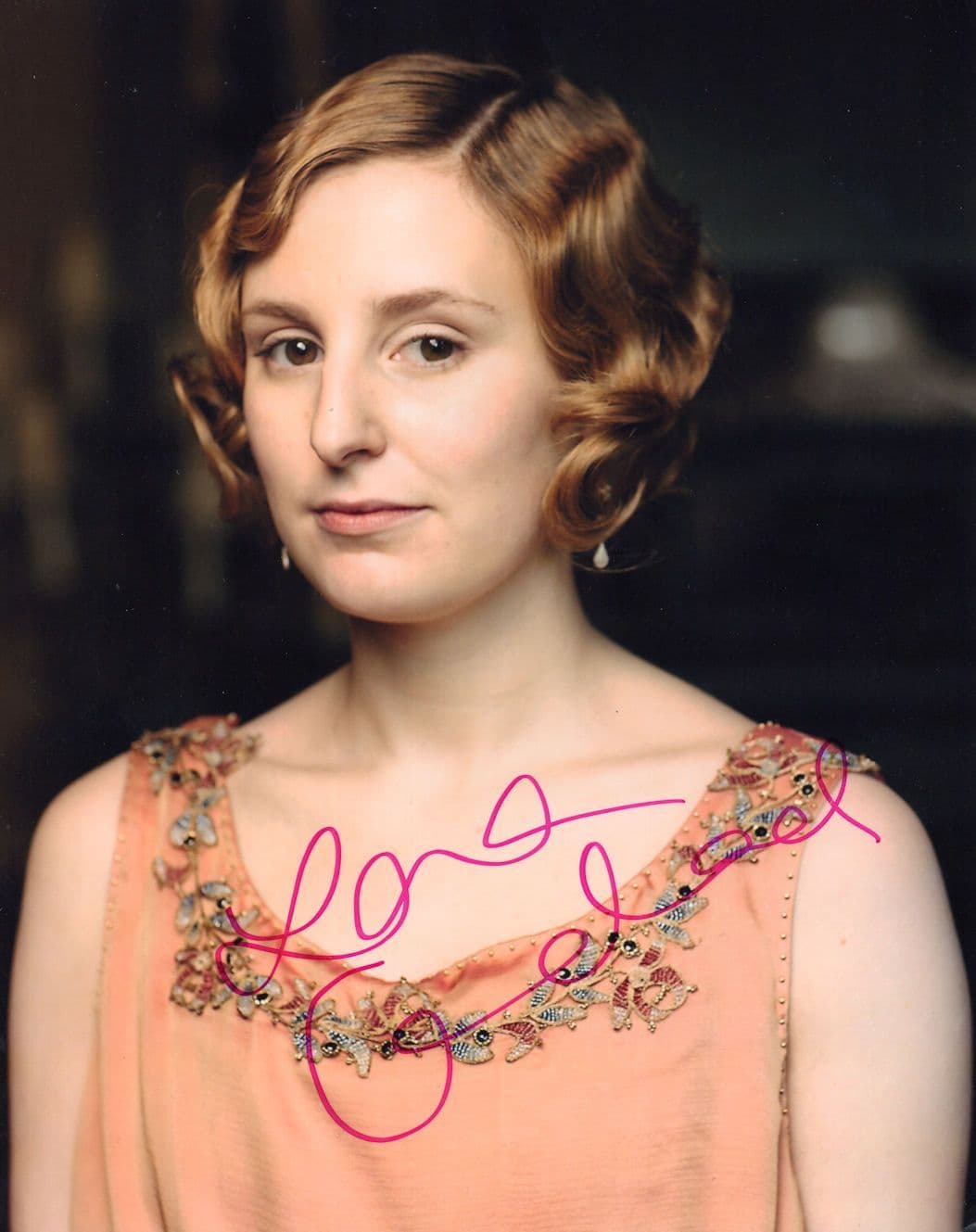 Laura Carmichael Downton Abbey 10x8 Hand Signed Photo