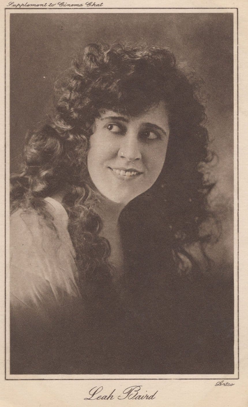 Leah Baird Silent Movie Film Star PB Old Rare Postcard