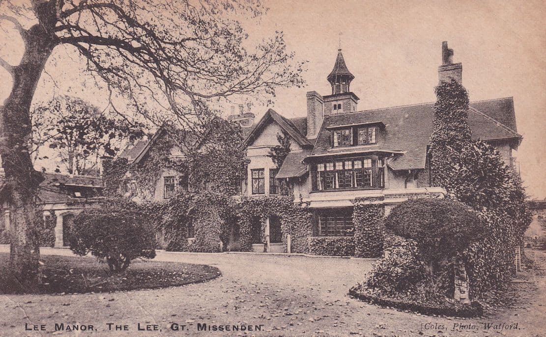 Lee Manor Great Missenden Bucks Old Postcard