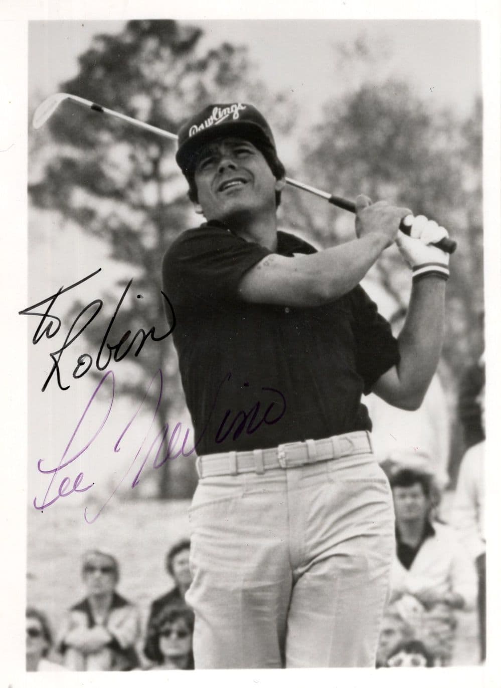 Lee Travino US Golfer Vintage Hand Signed Photo Please Read