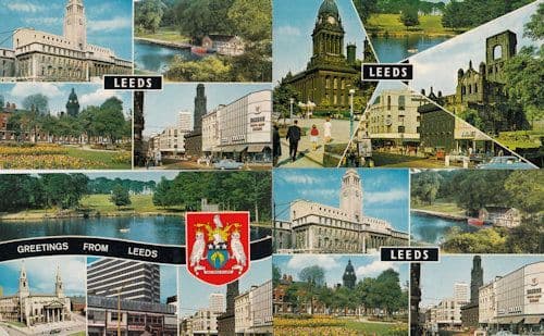 Leeds C&As Department Store 4x 1970s Postcard s