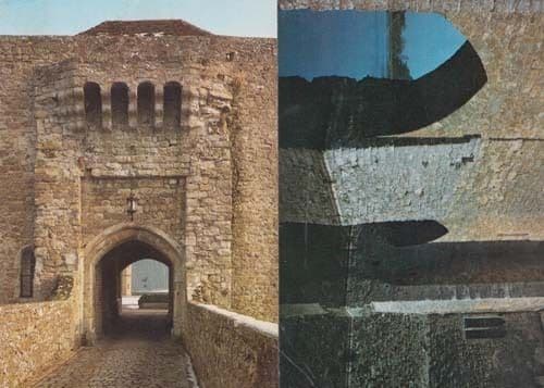 Leeds Castle Drawbridge Bridge Gatehouse 2x Postcard s