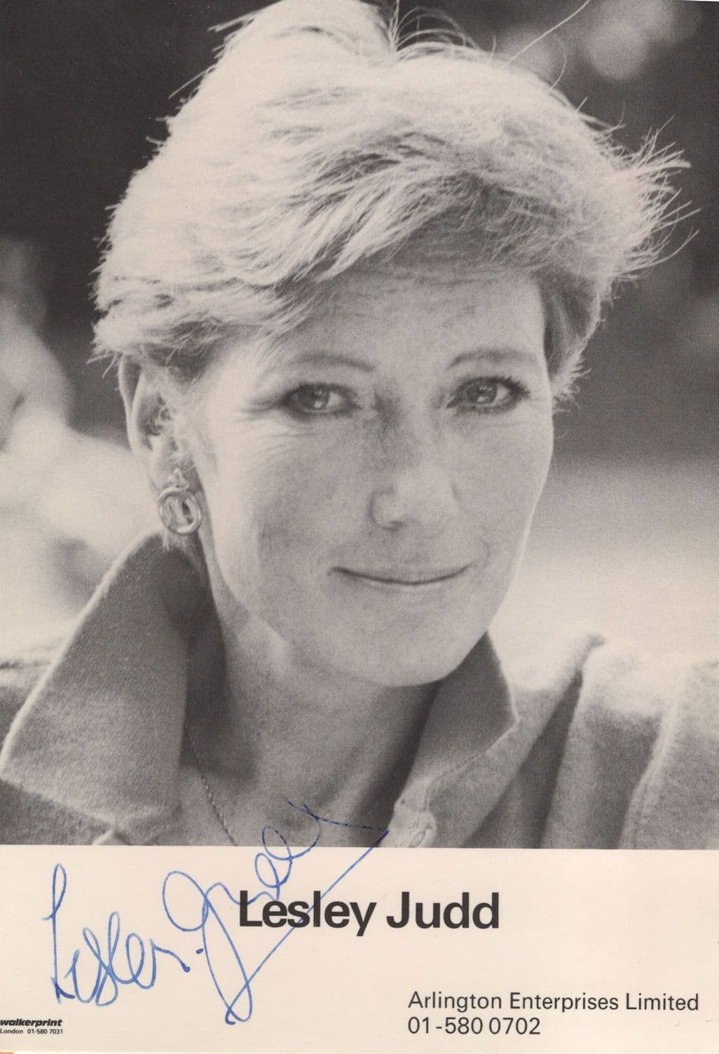 Lesley Judd Blue Peter Presenter Hand Signed Photo