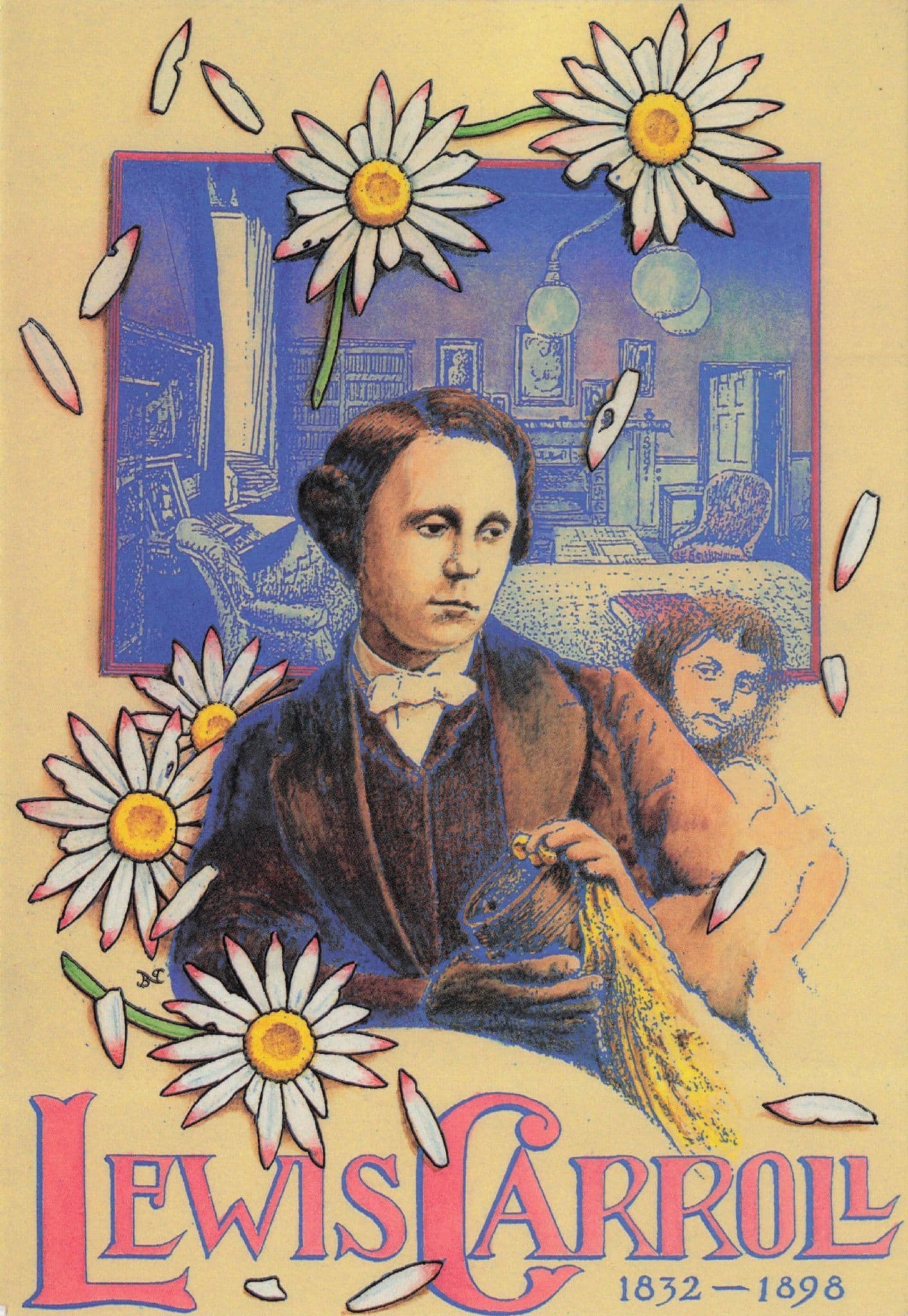 Lewis Carroll Alice In Wonderland Book Author London Mayfair Postcard