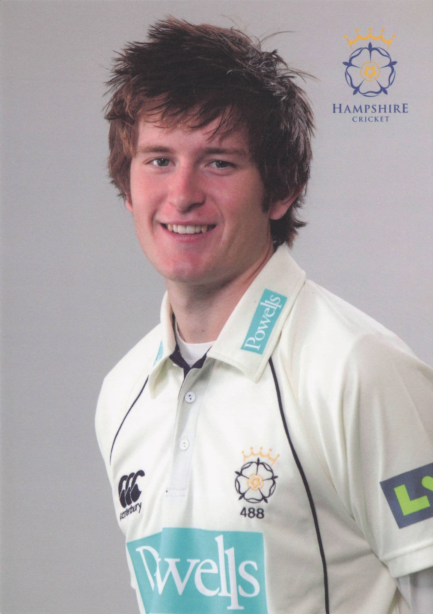 Liam Dawson Hampshire Cricket Team Player Rose Bowl 2008 Postcard