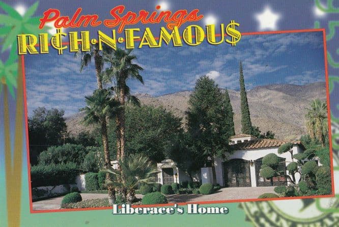 Liberace Liberace's Palm Springs Home Postcard