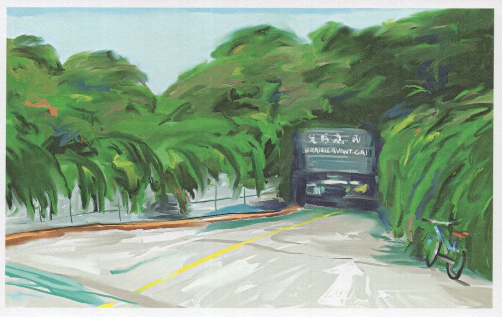 Librairie Avant Garde Nanjing China Book Shop Oil Painting Postcard