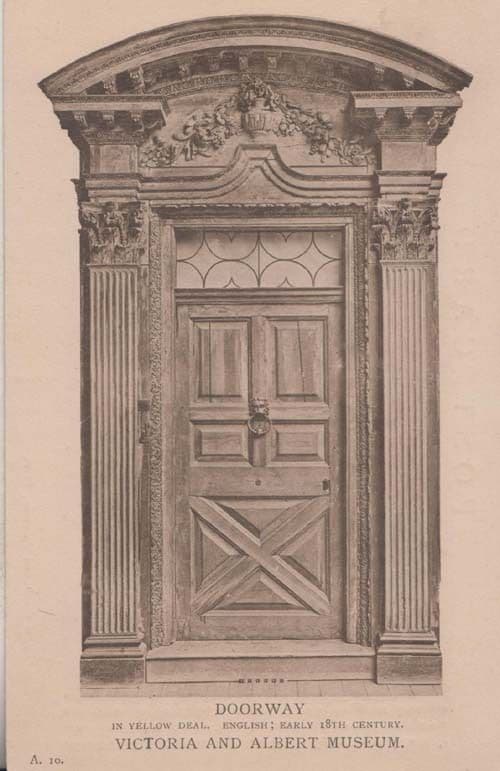Lincoln Lincs Pub Inn Doorway Antique Rare London Museum Old Sculpture Postcard