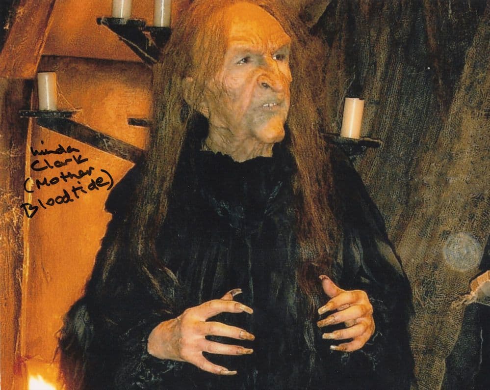 Linda Clark in Bloodtide Dr Who Large 10x8 Hand Signed Photo