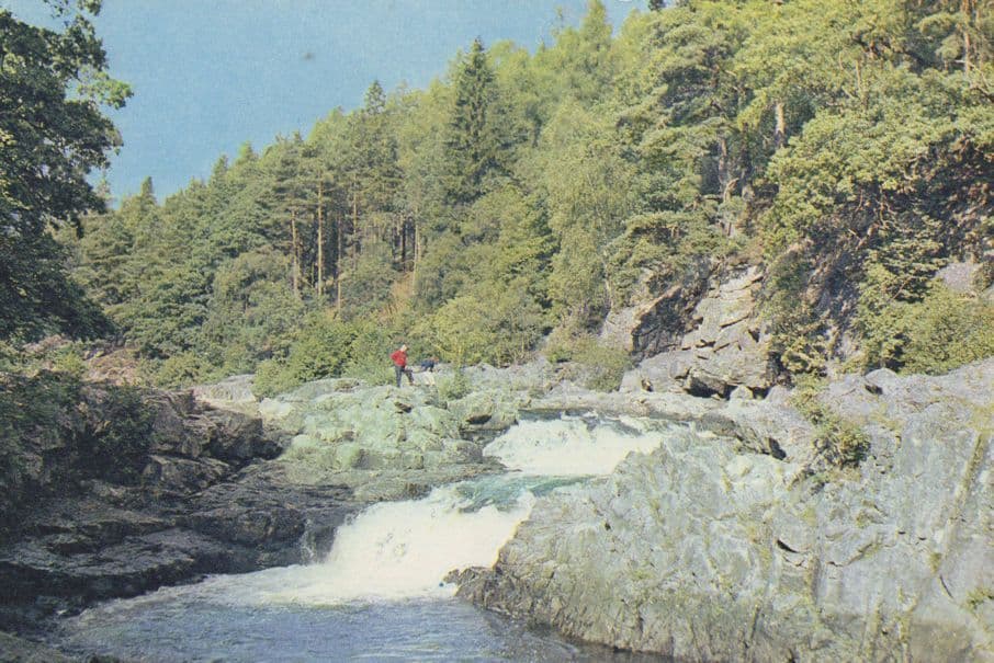 Linn at Tummel Pitlochry Perthshire Scottish Postcard
