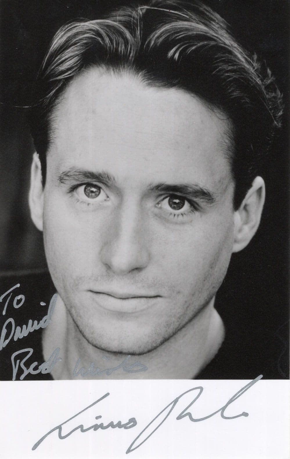 Linus Roache Vikings Batman Begins Vintage Hand Signed Photo