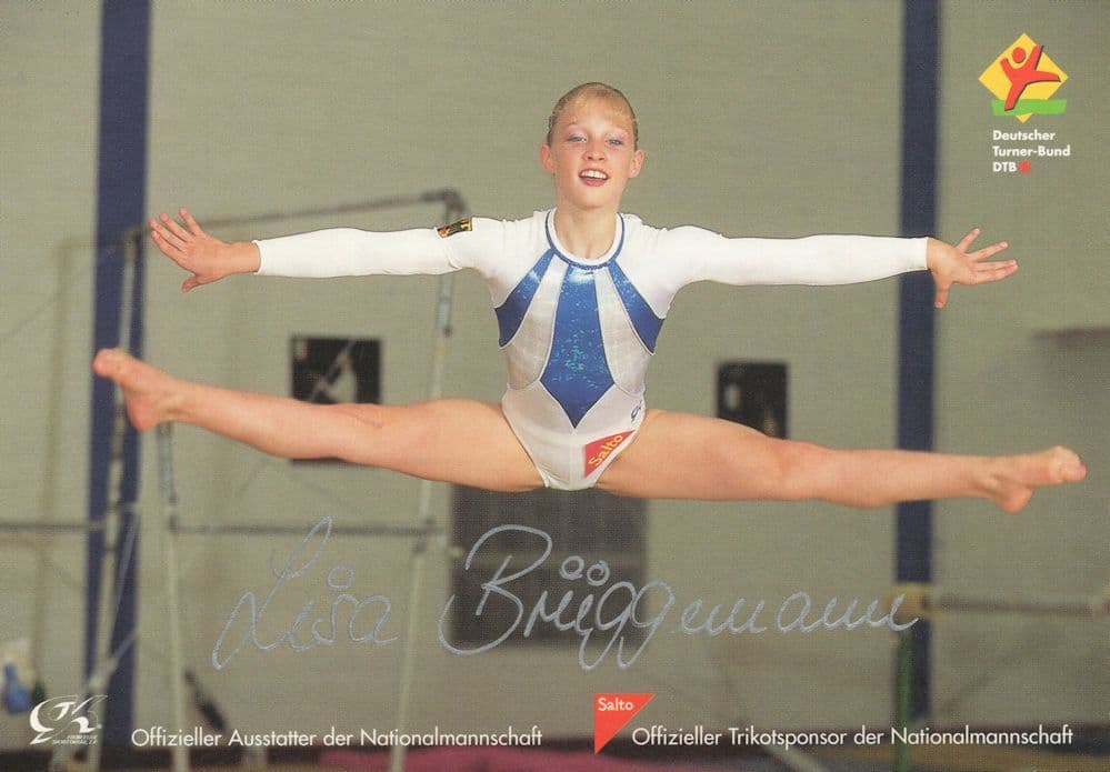 Lisa Bruggemann 2004 German Athlete Olympics Hand Signed Photo