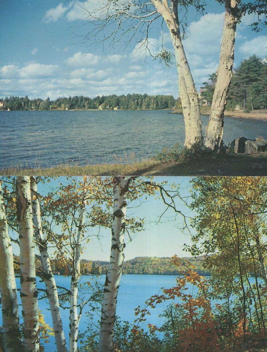 Little Current Ontario Canada 2x 1970s Postcard s