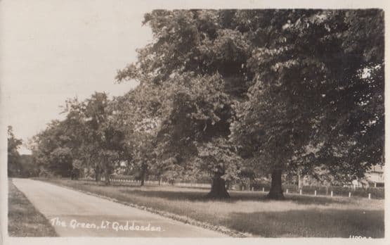 Little Gaddesden Herts Village Green Vintage Real Photo Postcard
