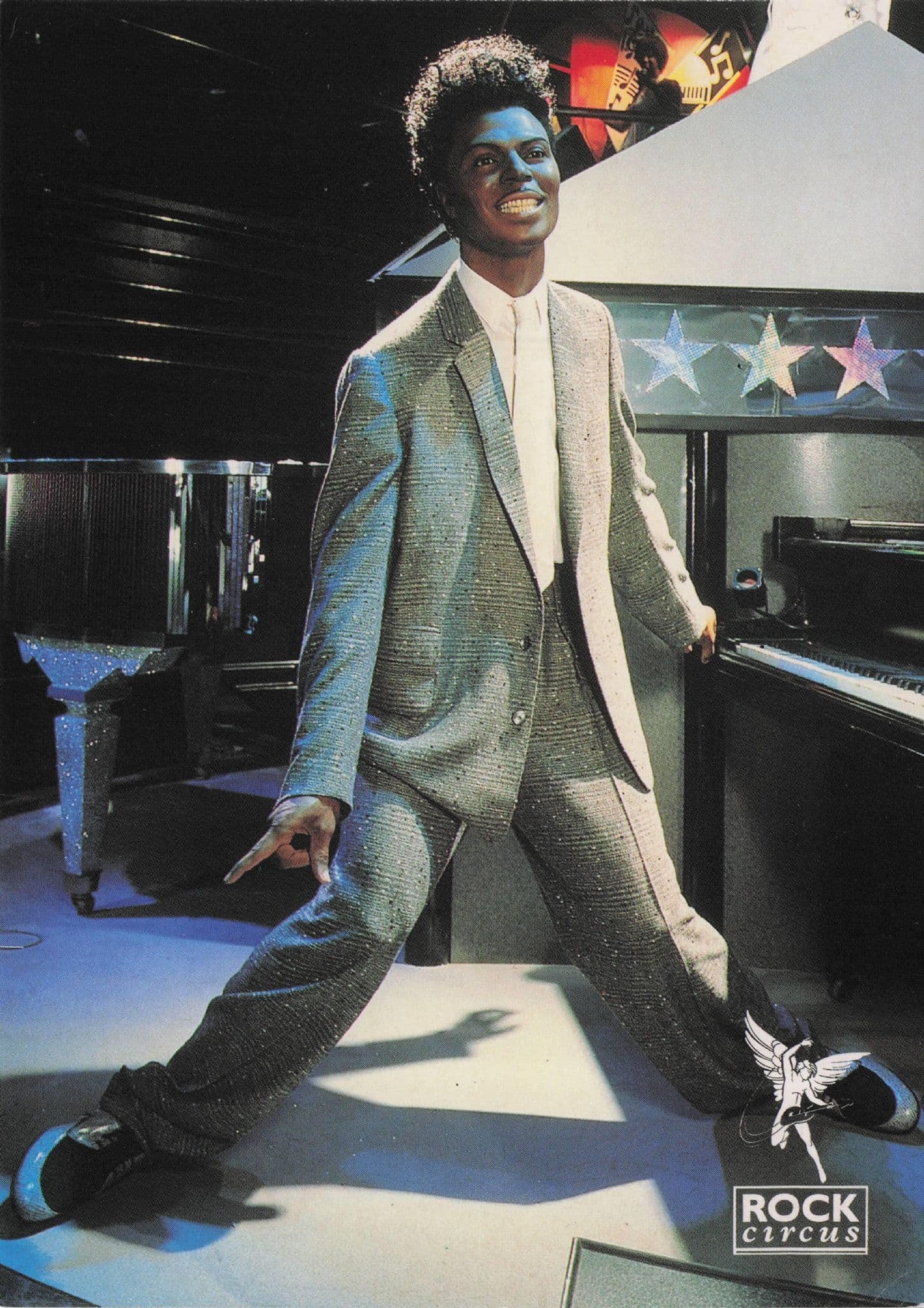 Little Richard Rock'n'Roll Waxwork Music Rock Circus Postcard