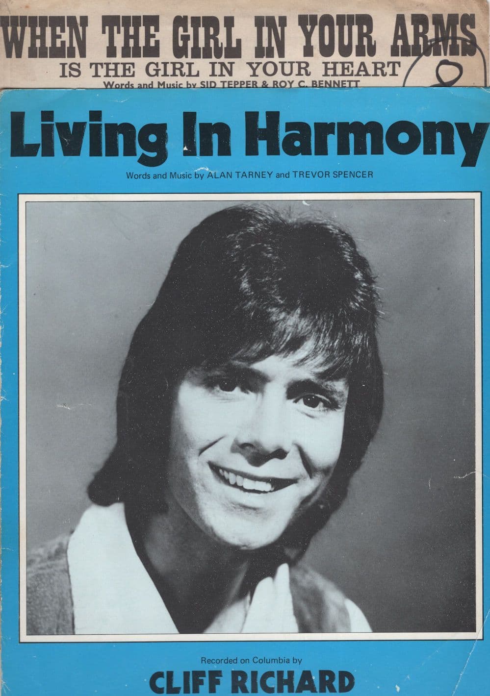 Living In Harmony Cliff Richard 2x Sheet Music