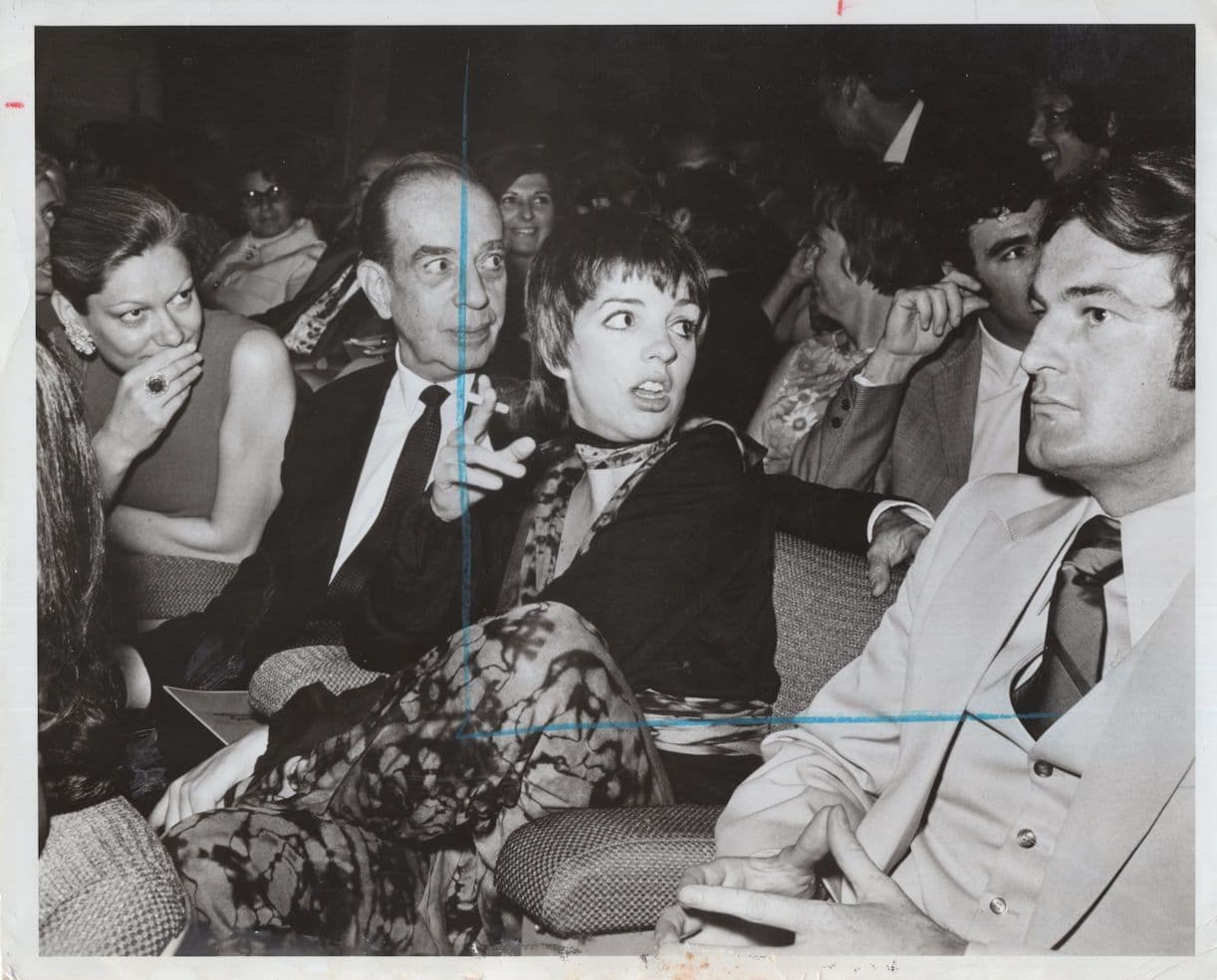 Liza Minelli Vintage 10x8 Monochrome 1971 Press Photo