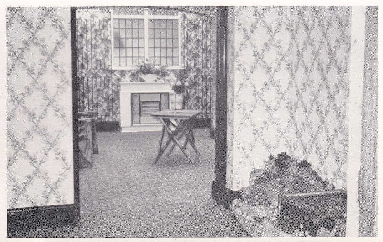 Lloyd Memorial Hall Reception Hall Caxton Kent Postcard