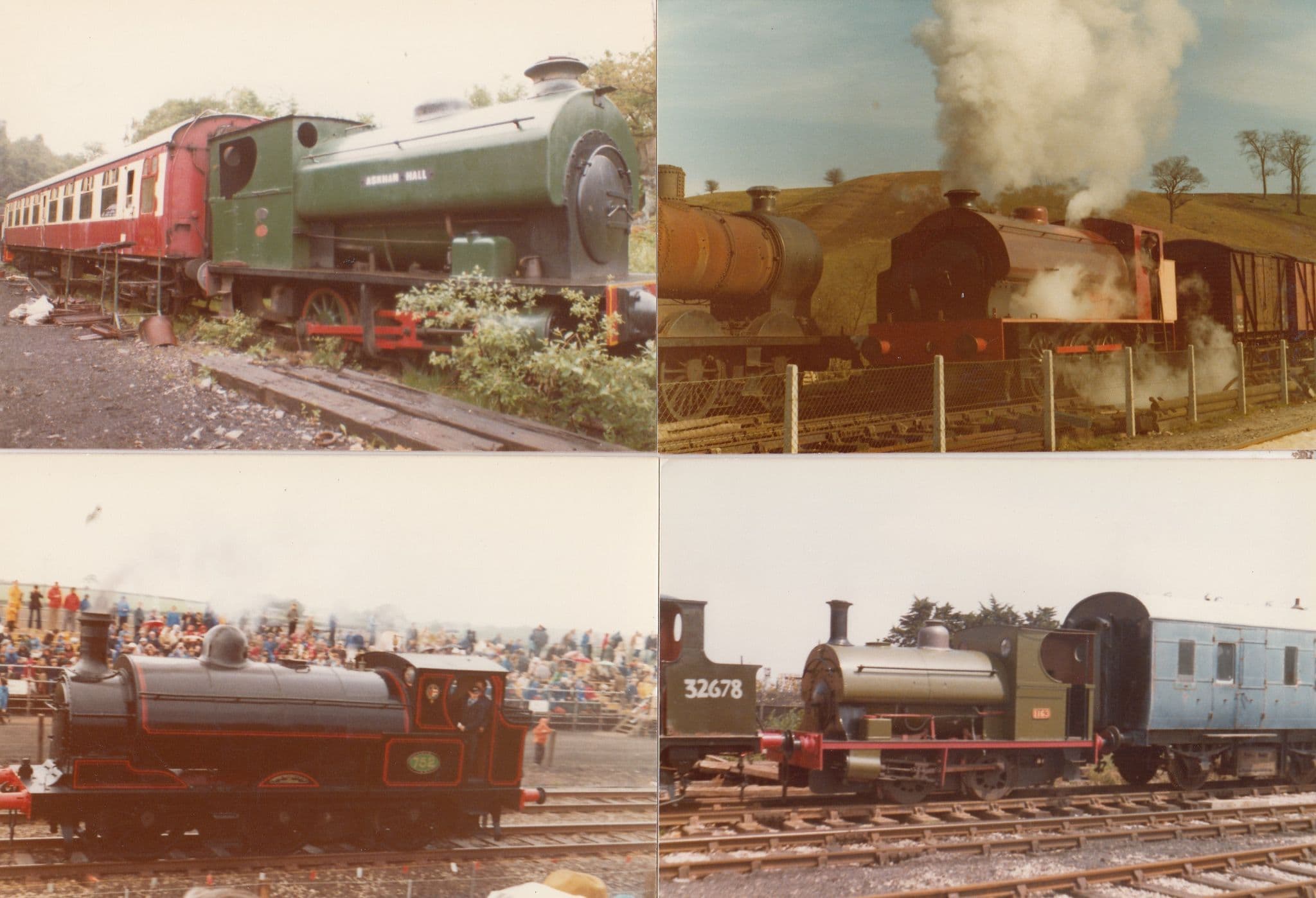 LMS Railway 4F Class 0-6-0 44422 Industrial Saddle Tank Train 4x Photo